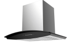 Falco 60CM Curved Glass S steel Chimney Extractor FAL-6068