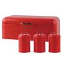 Totally 4PC Breadbin Combo Colour Red Retail Box