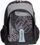 Macaroni Black And Grey Scolaro Student Backpack