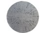 Bk Carpets & Rugs - Modern Round Abstract Rug - 2 8M X 2 8M - Dark Grey - Grey