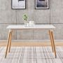 Kc Furn-bella White Dining Table