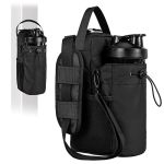 Obagur Magnetic Gym Bag Water Bottle Carrier Holder With Phone Pockets & Adjustable Shoulder Strap Lightweight & Durable Fitness