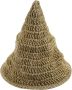 Handwoven Jute Rope Lampshade Boho Witch Hat Shape For Table Lamp