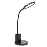 Quinn Rechargeable LED Table Lamp Black