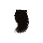 Brown Black Curly Clip-in Extensions 120G