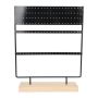 Metal Earring Holder Rack Display Stand Organizer Black