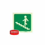 Parrot Photoluminscent 190MM E9 Safety Sign