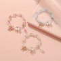 1pc Popular And Elegant Glass Beads Lily Flower Bracelet Perfect As A Gift For Birthdays Or Any Special Occasion