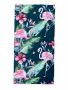 Microfibre Floral Printed Beach Towel