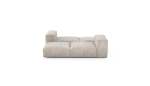 Double Lounger - Cord Velours - Platinum - 199CM X 168CM