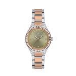 Ladies 3 Hands Two-tone Rose Gold Watch