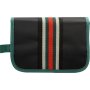 Clicks Mens Hanging Bag Black & Green