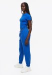 High-waisted Joggers - Bright Blue
