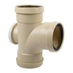 Waste Junction 87.5DEG Ug I.e 110MM Sabs - 2 Pack