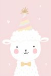 Party Lamb Canvas Print - 600MM X 600MM