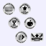 Principal Award Labels - Silver - English
