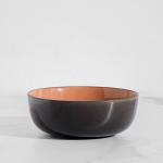 Bell A Ceramic Bowl Coral And Grey