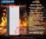 Alpha Ess G3-S5 5KW Inverter + 10.1KWH Battery Expandable To 60.1KWH Incl Installation
