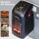 Portable Wall-outlet Handy Fan Space Heater Warm Air Blower Electric Radiator