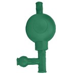 Gyzouka Lab Rubber Suction Bulb Pipette Filler With 3 Valves Rubber For Industrial Agricultural Food Chemical Laboratories Green