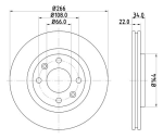 Stone Brake Disc Front BR12568