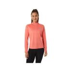 ASICS Women's Ls 1 2 Zip Top - Papaya - Large