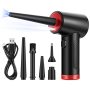 Otao Electric Cordless Compressed Air Duster -51000RPM 3 Speed Fast-usb Charging Keyboard Cleaner With LED Light For Dust Off/cleaning Computer Elect