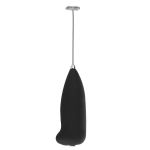 Handheld Electric Milk Frother Stainless Steel Egg Beater Black