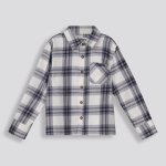 BOYS Check Shirt - 10 Charcoal