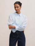 Davina Petite Long Sleeve Blouse - 16 Icicle