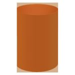 Dapper Waste Paper Bin Polyprop 240 Dia X 290H – 640BR