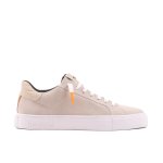 Oil White With White Sole Vintage Sneaker -white