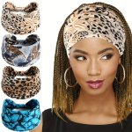 Stretchy And Breathable Women's Headband For Yoga Running And Fitness - Fashionable Print Design For Sweat Absorption