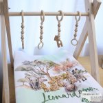 Changing Mat Cover Olive Safari Green Splash