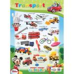 Disney English Wallchart Transport
