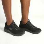 Skechers Womens Summits Sports Sneaker - Black - 8