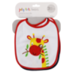 Bib 18 X 21CM 3-PACK Design May Vary