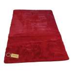 Smte Quality Maxsoft Rabbit bunny Skin Fluffy Rug With Smte Keychain-red 100 L X 140 W Cm