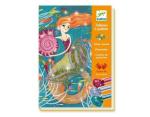 Mermaid Lights Glitter Boards Art Box By