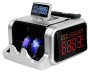 Multi Currency Money Counter With Counterfeit Detector - Silver