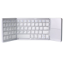 Foldable Bluetooth Keyboard With Touchpad - White