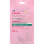 Clicks Femme Intimate Everyday Wipes 24 Wipes