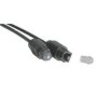 Toslink Spdif Digital Optical Cable 0.5M Black