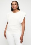 Edit Extended Sleeve Plus Tee - Off-white