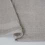 Deluxe Waffle Zero Twist Bath Towel - Light Grey