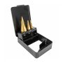 Tork Craft 3 Piece Hss Step Drill Set In Plastic Case