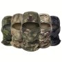 Camouflage Balaclava Cap For Outdoor Sports Hiking And Cycling - Sun Protection And Moisture-wicking Headwear
