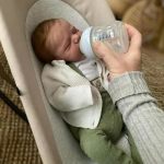 Anano 18 Inch Full Vinyl Realistic Reborn Baby Doll Boy - Lifelike Posable Newborn Baby Doll With Accessories Real Life Full Bod