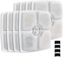 8 Pack Square Pet Water Fountain Filters