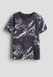 Printed T-Shirt - Grey Patterned